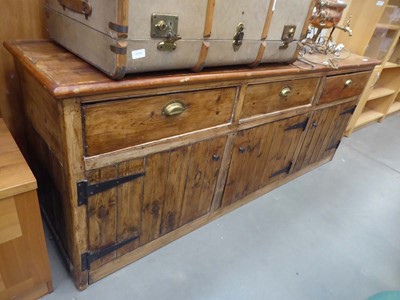 Lot 5308 - Stripped pine dresser base