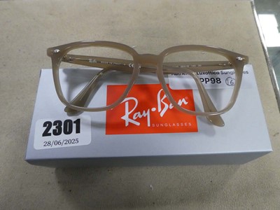 Lot 2301 - Boxed pair of Ray ban glasses (frames only)
