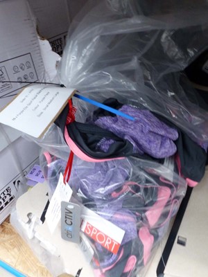 Lot 3302 - 10 Purple LA Sport Razorback running vests...