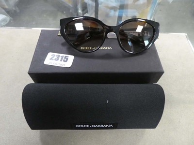 Lot 2315 - Boxed pair of Dolce & Gabbana sunglasses