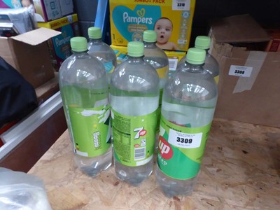 Lot 3309 - 6 x 2L bottles of 7up