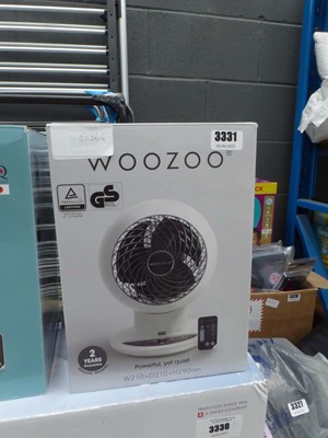 Lot 3331 - Woozoo desk top fan