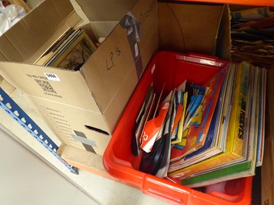 Lot 5404 - 2 boxes containing vinyl records