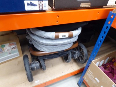 Lot 3343 - Grey and black pushchair