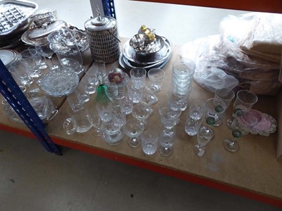 Lot 5416 - Quantity of wine and sherry glasses, plus...