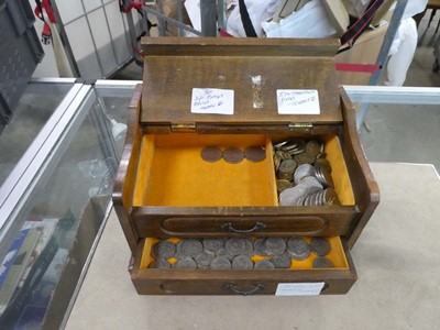 Lot 2351 - Box containing various coins