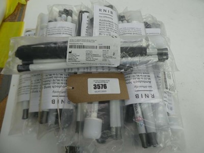 Lot 3576 - 15 Ambutech mobility hook-on roller canes for...