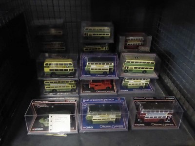 Lot 5496 - Cage of Corgi Original Omnibus bus models, all...