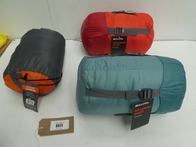 Lot 3577 - 2 Eurohike Adventure youth sleeping bags and...