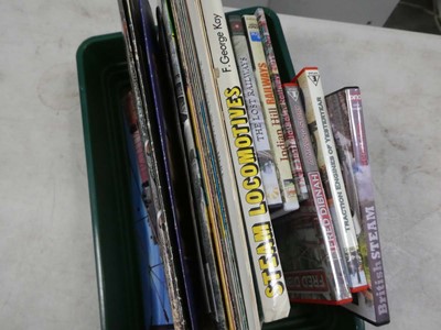 Lot 2368 - Selection of railway books and DVDs