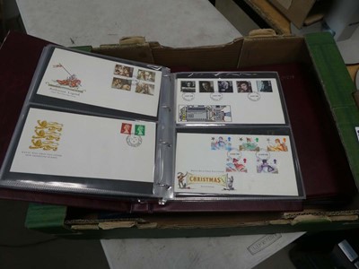 Lot 2382 - Box containing Royal Mail First Day Covers