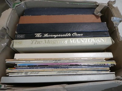 Lot 2386 - Box containing vinyl record box sets