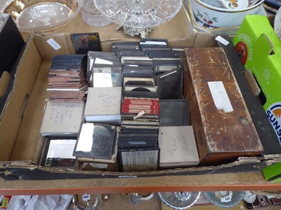 Lot 5434 - Box containing magic lantern slides