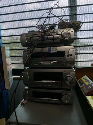 Lot 2392 - Technics music system consisting comprising...