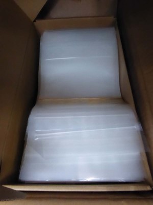 Lot 3367 - Lot containing clear bags, tubs of cleaning...