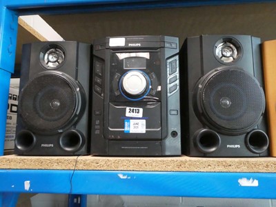 Lot 2413 - Philips Hi-Fi system FWM154