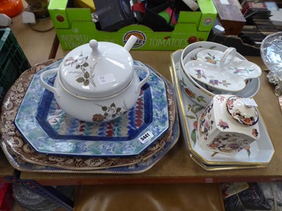 Lot 5441 - Quantity of meat platters, soup tureen, plus...