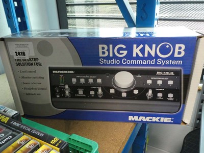 Lot 2416 - Mackie Big Knob studio command system