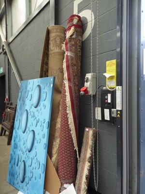 Lot 5349 - Three multi-coloured floral carpets