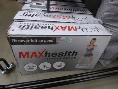Lot 3384 - Max health fitness board