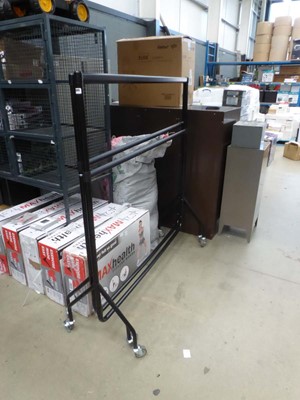 Lot 3389 - 2 heavy duty clothes rails