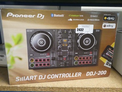 Lot 2432 - Pioneer DJ DDJ200 smart DJ controller