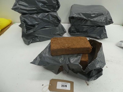 Lot 3578 - 6 packs of 6 Coco Coir Compost Bricks