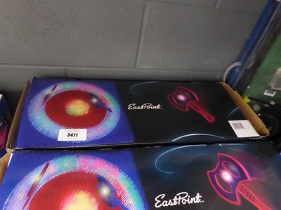 Lot 3471 - Light up axe throwing board