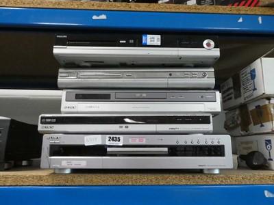 Lot 2435 - Selection of DVD recorders - 5 in total, from...