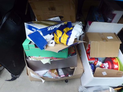 Lot 3476 - Job lot of various craft items, crafting paper...