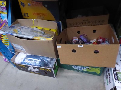 Lot 3480 - Approx 9 boxes of hair accessories, stationery,...