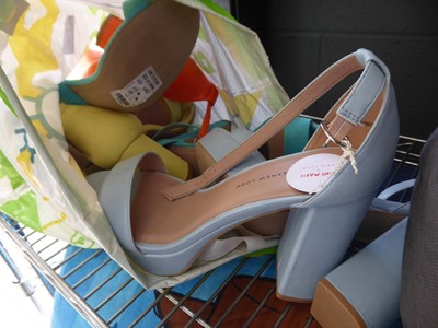 Lot 3486 - Bag of mixed ladies high heeled shoes