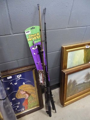 Lot 5464 - Bundle of children's fishing rods