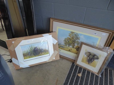 Lot 5361 - 3 x David Shepherd prints, "Life Goes On",...