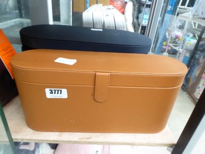 Lot 3777 - Dyson airwrap leather case plus another case...