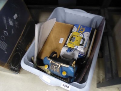Lot 5549 - Box containing ornamental Citroen cars and...