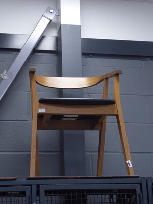 Lot 5554 - Modern bow back armchair