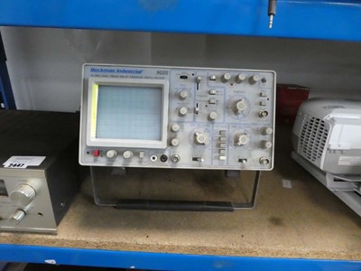 Lot 2448 - Beckman 20MHz dual trace delay time base...