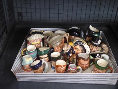Lot 5557 - Quantity of miniature character jugs