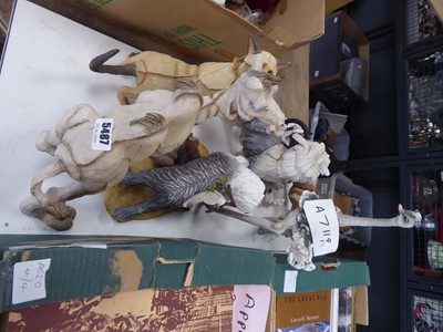 Lot 5487 - Quantity of comical cat, ostrich, dog and...