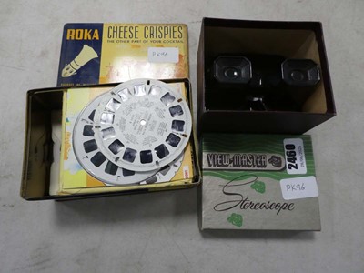 Lot 2460 - Vintage view master with a second box of view...