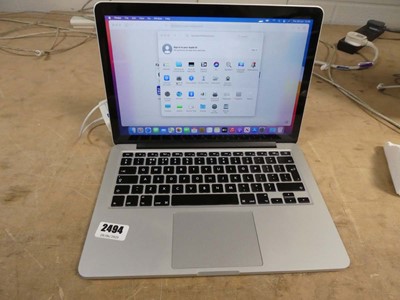 Lot 2494 - Apple MacBook pro model A1502, serial no:...