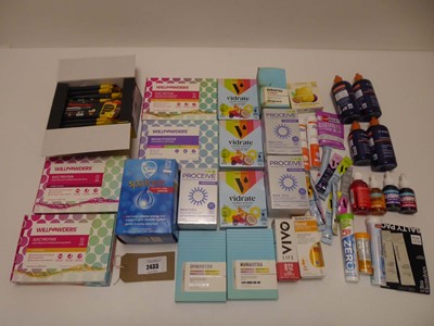 Lot 2433 - Selection of various electrolytes and...