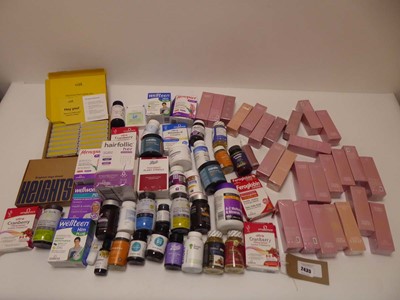 Lot 2435 - Selection of various vitamins plus a quantity...