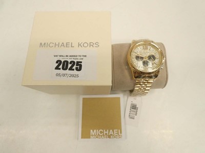 Lot 2025 - Michael Kors MK8494 wristwatch with box