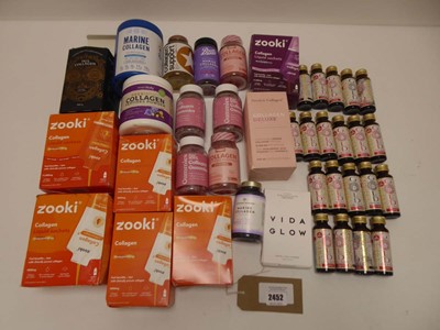 Lot 2452 - Selection of various Collagen related supplements