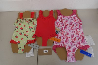Lot 1504 - Approx. 24 girls swimming costumes by Sea Folly