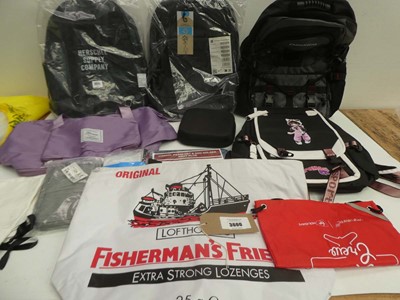 Lot 3600 - Herschel, HP and other backpacks, document...