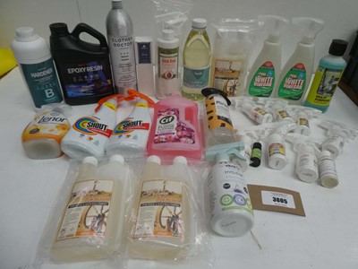 Lot 3605 - Epoxy Resin, Hardener, household cleaning...