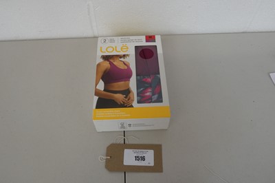 Lot 1516 - Approx. 15 boxes of women's sports bras by Lole